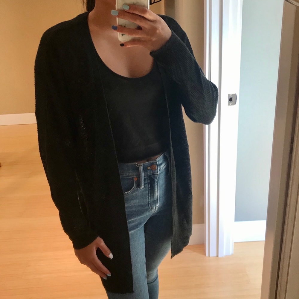 Basic Black Cardigan